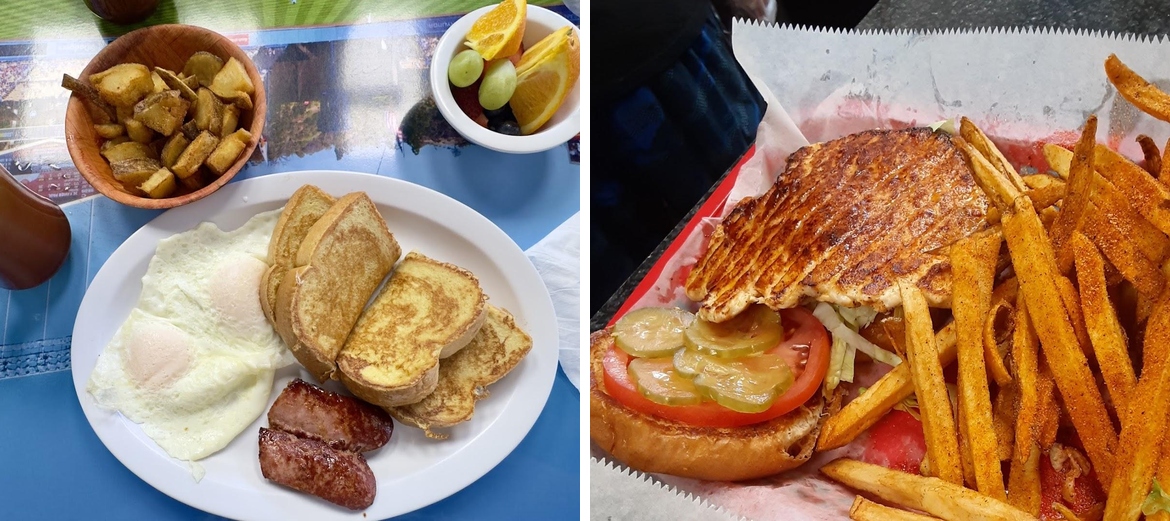 Home Run Cafe Menu