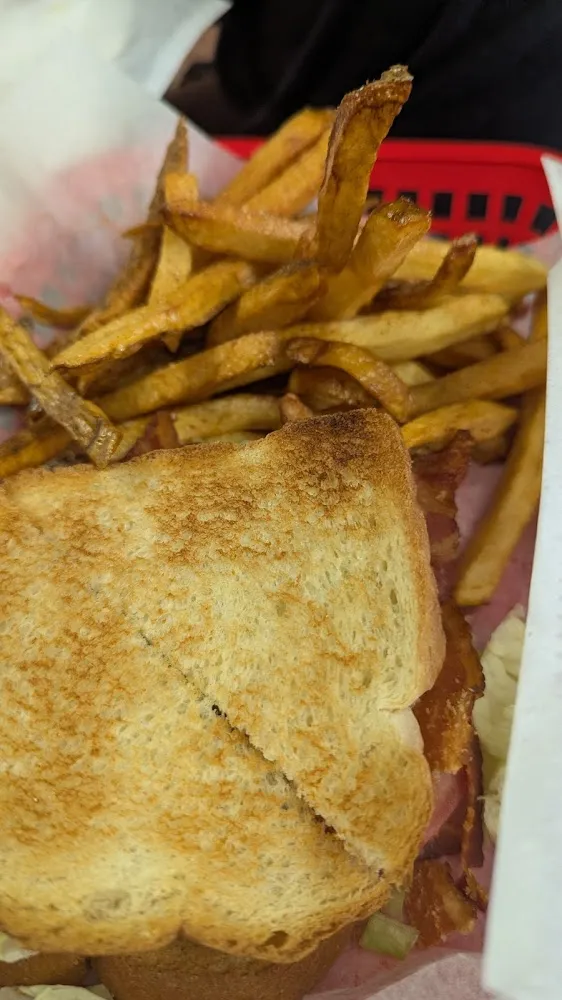 Sandwich and French Fries